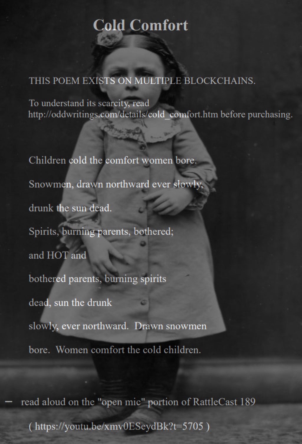 poem text on image